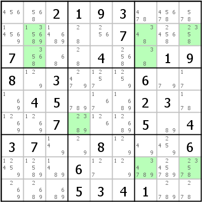 唯数 (Singles) | HoDoKu 解题技巧